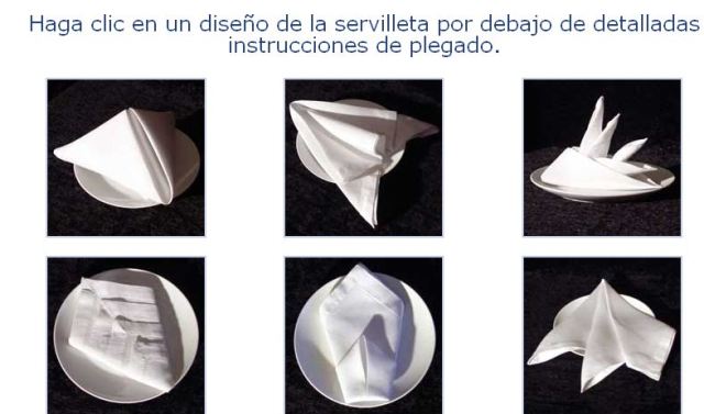 tutoriales como doblar servilletas