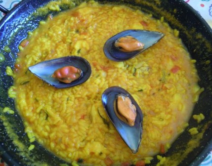 Arroz en sartén